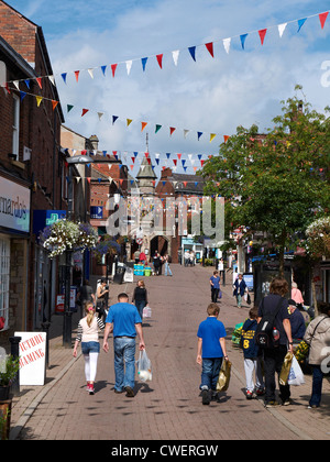 High street à Congleton Cheshire UK Banque D'Images