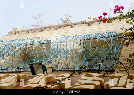 Voir l'effet d'un bâtiment de la médina de Sousse Banque D'Images