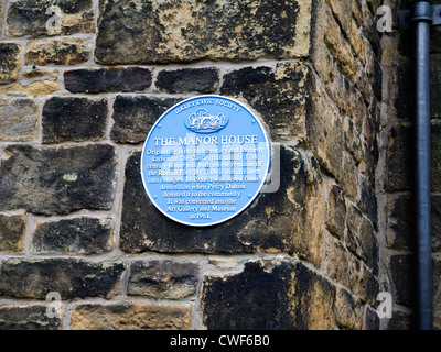 Le Old Manor House maintenant un musée dans la ville thermale d'Ilkley dans West Yorkshire Angleterre Banque D'Images