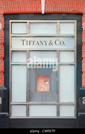 Tiffany & Co Boutique Banque D'Images