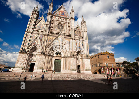 La Cathédrale d'Orvieto Banque D'Images