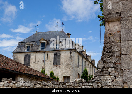 Une ferme viticole de la célèbre région de Bordeaux, dans la région de Dordogne, dans le sud de la France Banque D'Images