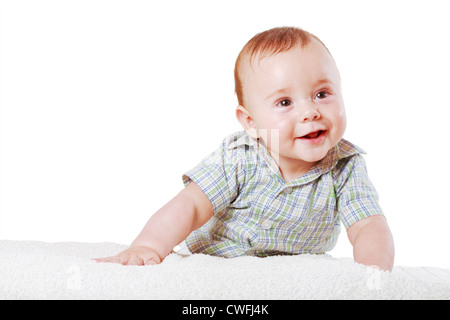 Portrait of cute little baby boy Banque D'Images