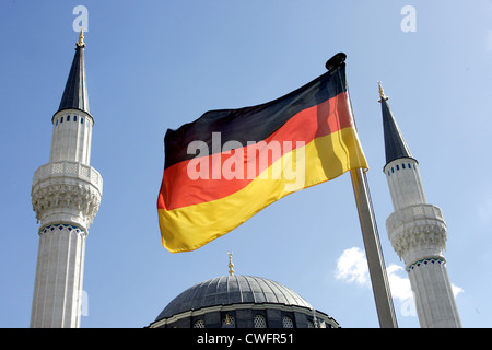 Mosquée de Sehitlik à Berlin Banque D'Images