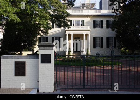 La maison du gouverneur de Virginie à Richmond, Virginie, USA Banque D'Images