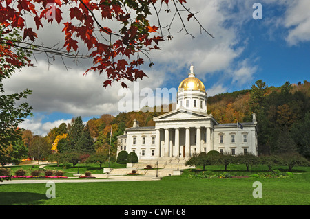 USA, New York, Montpelier, State Capitol Building Banque D'Images