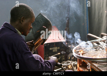 Kenya, trelo atelier à Nairobi Banque D'Images