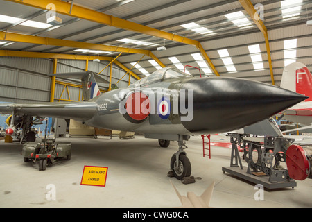 Musée de l'air de Newark, Nottinghamshire, Angleterre. Gloster Javelin FAW.8 XH992 Banque D'Images