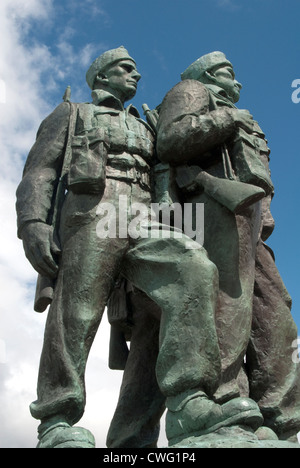 Image de la Mémorial Commando à Spean Bridge en Écosse par le sculpteur Scott Sutherland Banque D'Images