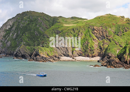 En bateau du port d'Ilfracombe. Banque D'Images