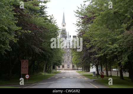 Entrée de Fettes College d'Edimbourg, Ecosse, UK, Royaume-Uni Banque D'Images