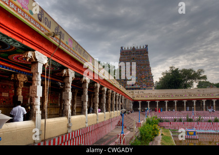 Temple Meenakshi à Madurai Inde du sud Banque D'Images