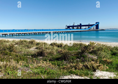 Kwinana CBH grain terminal installation d'exportation Banque D'Images