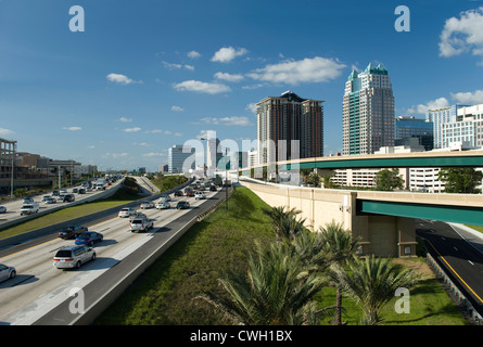 L' autoroute 4 CENTRE-VILLE ORLANDO FLORIDA USA Banque D'Images