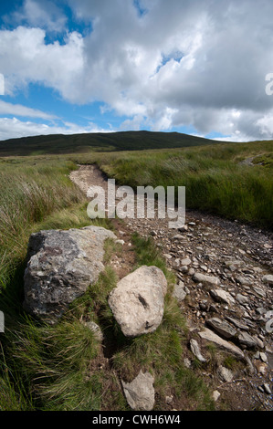 Bwlch-y-Ddeufaen Carneddau col Nord le Snowdonia Banque D'Images