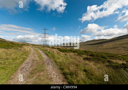 Bwlch-y-Ddeufaen Carneddau col Nord le Snowdonia Banque D'Images