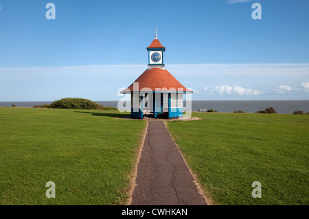 front de mer à frinton sur la mer, essex, angleterre Banque D'Images