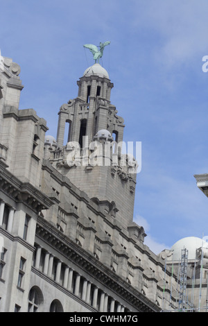 Foie bâtiment formulaire de demande ci-dessous Liverpool Banque D'Images