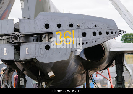 Déflecteur de butée arrière d'un Hawker Siddeley Buccanneer 1968 Banque D'Images