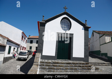 Chapelle dans la ville de Ribeira Grande. L'île de São Miguel, Açores, Portugal Banque D'Images