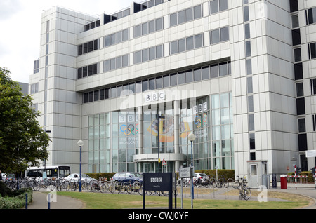 Une ville blanche de la BBC, Londres, Angleterre Banque D'Images