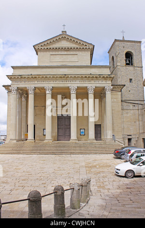 Saint-marin. Basilique del Santo Banque D'Images