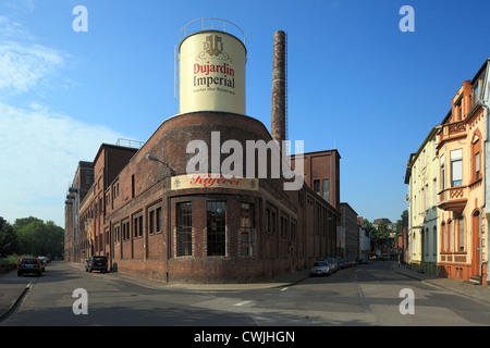 Fabrikgebaeude Branntweinbrennerei der Dujardin Imperial à Krefeld-Uerdingen, Niederrhein, Nordrhein-Westfalen Banque D'Images