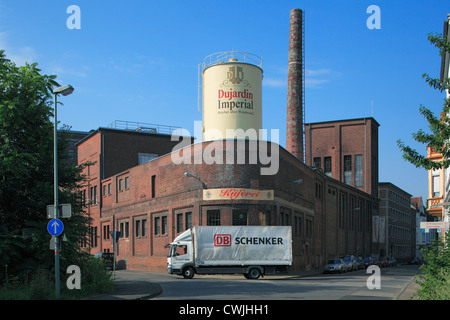 Fabrikgebaeude Branntweinbrennerei der Dujardin Imperial à Krefeld-Uerdingen, Niederrhein, Nordrhein-Westfalen Banque D'Images