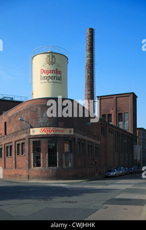 Fabrikgebaeude Branntweinbrennerei der Dujardin Imperial à Krefeld-Uerdingen, Niederrhein, Nordrhein-Westfalen Banque D'Images