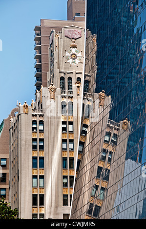 Architecture West 58th Street 5th Avenue Manhattan, New York City , américain, États-Unis d'Amérique, États-Unis Banque D'Images