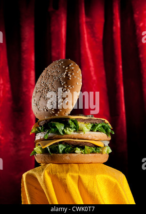 Still Life of sandwich Big Mac Banque D'Images