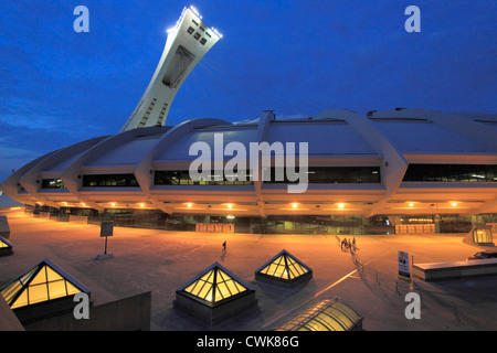 Canada, Québec, Montréal, stade olympique, Banque D'Images