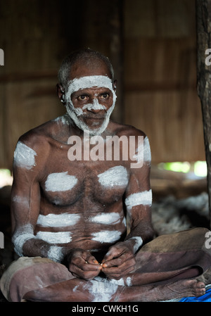 Portrait de Asmat Banque D'Images