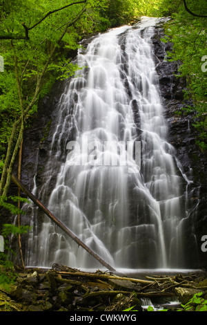 Crabtree Falls - juste à côté du Blue Ridge Parkway Banque D'Images