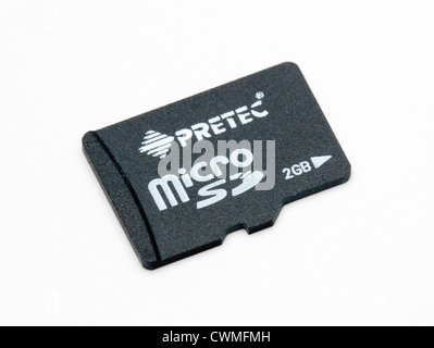 Carte mémoire micro SD Banque D'Images