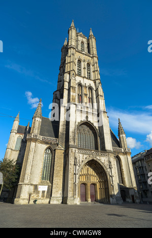 La cathédrale Saint-Bavon, Gand, Flandre orientale, Belgique Banque D'Images