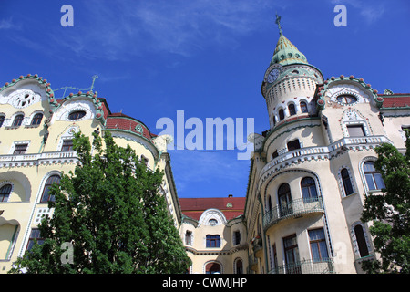 La Roumanie, le centre-ville, Black Eagle Palace, Oradea Banque D'Images