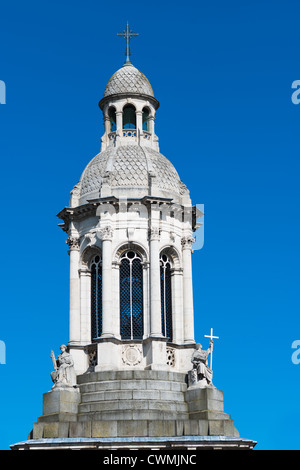 Le Campanile, Trinity College, Dublin, Irlande, Europe Banque D'Images