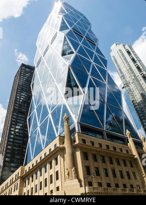 Hearst Tower, 300, 57e Rue Ouest, NYC Banque D'Images