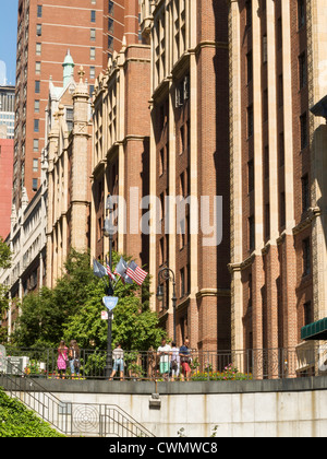 Les touristes, U. N., 43nd Street, NYC Banque D'Images