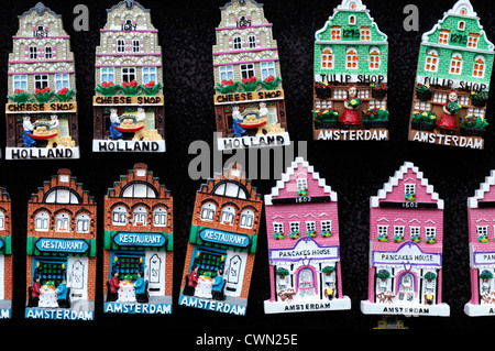 Canal House Fridge Magnet magnets maisons de vacances babiole souvenir d'amsterdam Banque D'Images