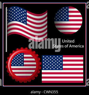 Ce graphique nous fixer sur fond noir ; image contient la transparence Banque D'Images