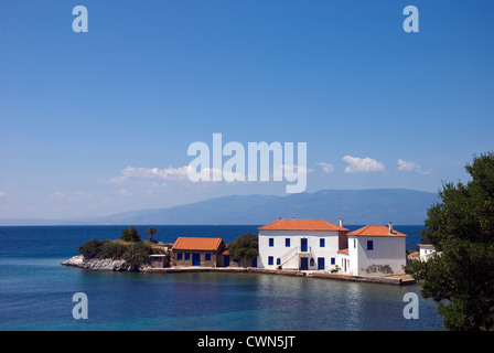 Anse d'Tzasteni, Pelion Pininsula, Thessalie, Grèce Banque D'Images