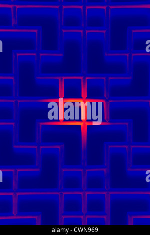 Résumé incandescent pour affaires ou arrière-plan technique Banque D'Images