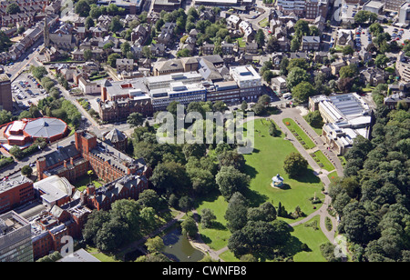 Vue aérienne de l'Hôpital pour enfants de Sheffield, Sheffield, Banque de l'Ouest Banque D'Images