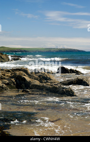 Tyn porth beach tywyn traeth llydan près d'Anglesey au nord du Pays de Galles uk rhosneigr Banque D'Images