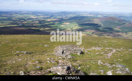 Ben Rinnes est une montagne dans la région de Moray, dans le nord de l'Ecosse. Il a des vues incroyables de son sommet. Banque D'Images