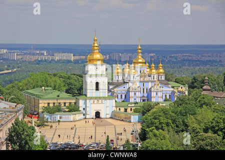 L'Ukraine. Kiev. Monastère Saint-michel-au-Dôme-dor Banque D'Images
