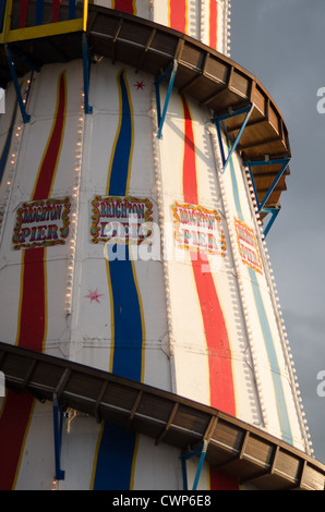 Détail d'un Helter Skelter Banque D'Images