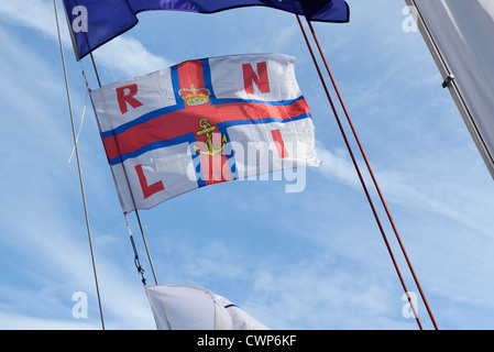 Drapeau de la RNLI Banque D'Images